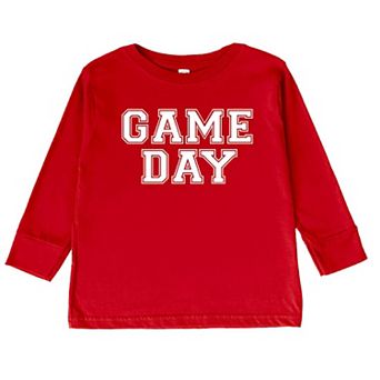 Game Day Toddler Long Sleeve Graphic Tee