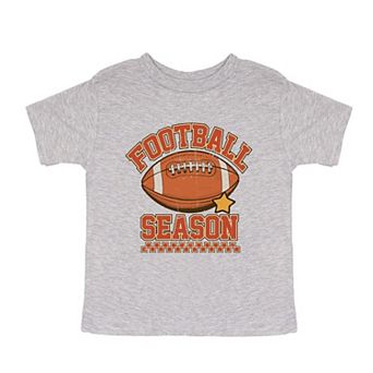 Football Season Star Toddler Short Sleeve Graphic Tee
