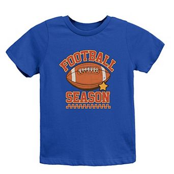 Football Season Star Toddler Short Sleeve Graphic Tee