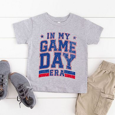 In My Game Day Era - Blue Toddler Short Sleeve Graphic Tee