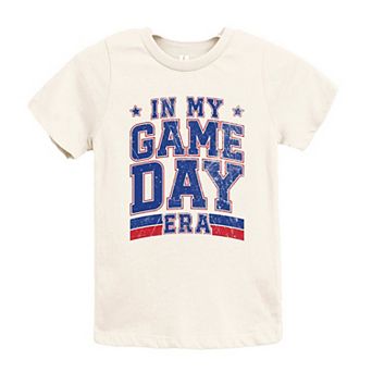In My Game Day Era - Blue Toddler Short Sleeve Graphic Tee