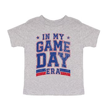 In My Game Day Era - Blue Toddler Short Sleeve Graphic Tee