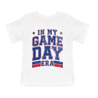 In My Game Day Era - Blue Toddler Short Sleeve Graphic Tee