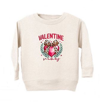 Coquette Valentine Vibes Youth Ultra-Soft Graphic Sweatshirt