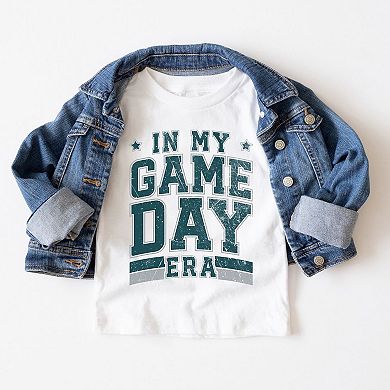 In My Game Day Era - Green Toddler Short Sleeve Graphic Tee