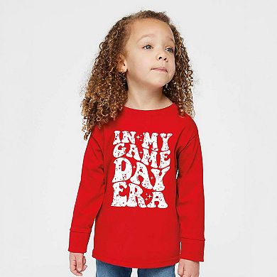 In My Game Day Era Toddler Long Sleeve Graphic Tee