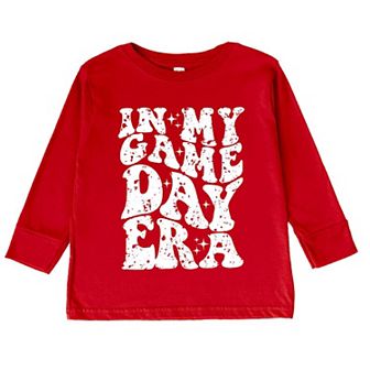 In My Game Day Era Toddler Long Sleeve Graphic Tee