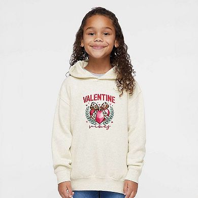 Coquette Valentine Vibes Toddler Graphic Hoodie