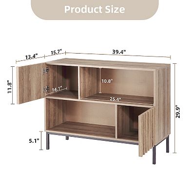 Entryway Table with Storage, Farmhouse Entrance Console Table