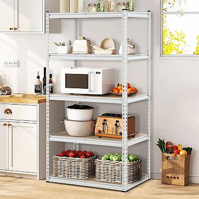 Garage Storage Shelves, 5-Tier Heavy Duty Storage Shelving, 18"D x 35.5"W x 71"H