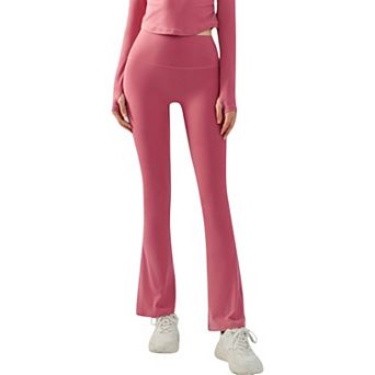 Women's High Waist Flare Leggings with Stretch Fit