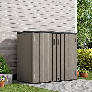 Outdoor Waterproof Resin Storage Cabinet Outdoor Horizontal Storage Sheds