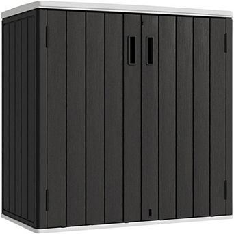 Outdoor Waterproof Resin Storage Cabinet Outdoor Horizontal Storage Sheds