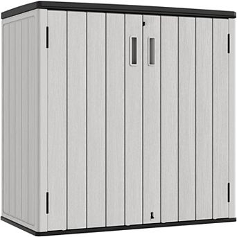 Outdoor Waterproof Resin Storage Cabinet Outdoor Horizontal Storage Sheds