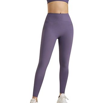 Women's High Waist Seamless Full-Length Leggings with Stretch Compression Fit