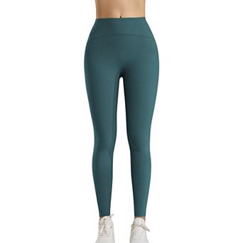 Women's High Waist Seamless Full-Length Leggings with Stretch Compression Fit