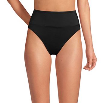 Women's Lands' End High-Waisted Swim Bottoms
