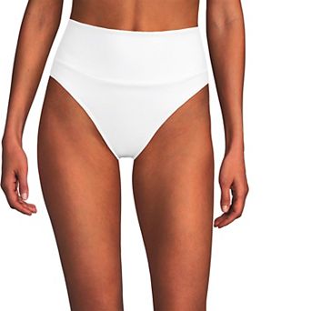 Women's Lands' End High-Waisted Swim Bottoms