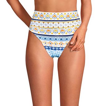 Women's Lands' End High-Waisted Swim Bottoms