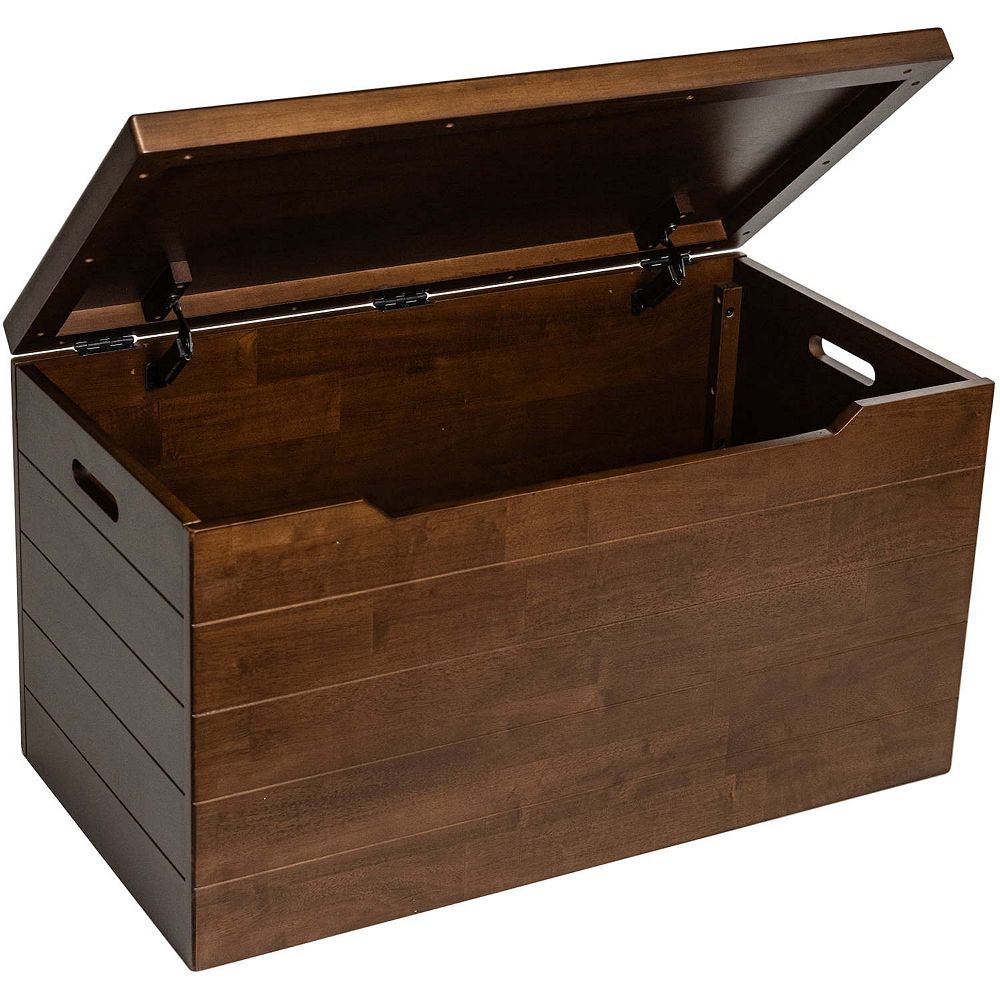 eHemco Heavy-duty Solid Hardwood Blanket Chest, Storage Trunk, 36 ...