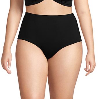 Plus Size Lands' End High Waisted Swim Bottoms