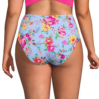 Plus Size Lands' End Smoothing High Waisted Swim Bottoms