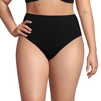 Plus Size Lands' End Smoothing High Waisted Swim Bottoms