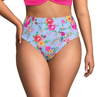 Plus Size Lands' End Smoothing High Waisted Swim Bottoms