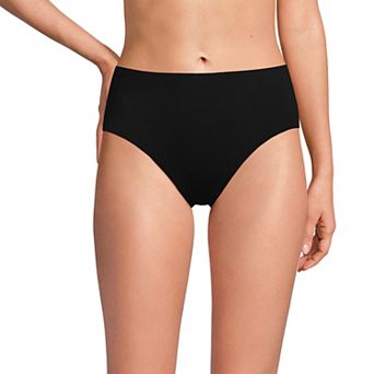 Women's Lands' End Mid Rise Bikini Swim Bottoms