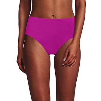 Women's Lands' End Mid Rise Bikini Swim Bottoms