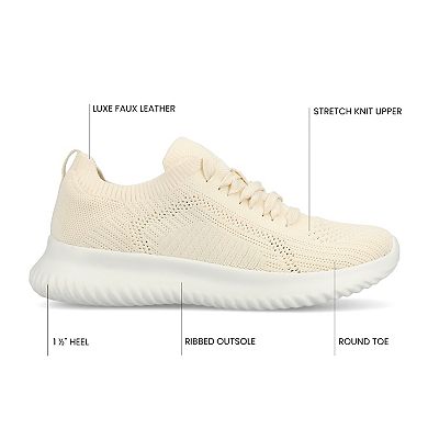 Journee Brena Women's Casual Lace-Up Sneakers