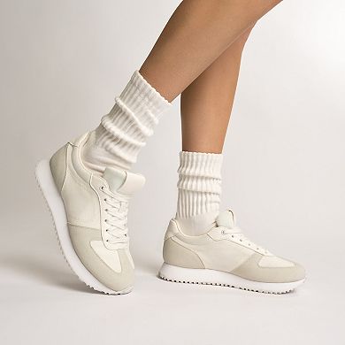 Journee Flow Women's Casual Lace-Up Sneakers