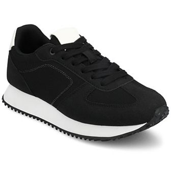 Journee Flow Women's Casual Lace-Up Sneakers