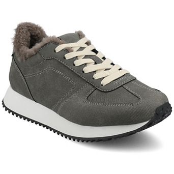 Journee Flow Women's Casual Lace-Up Sneakers
