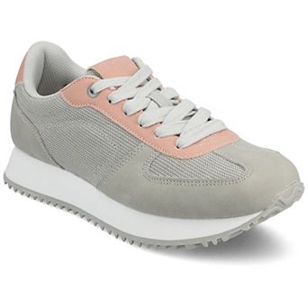 Journee Flow Women's Casual Lace-Up Sneakers