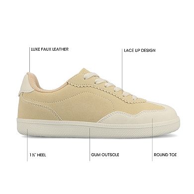 Journee Lummie Women's Casual Lace-Up Sneakers