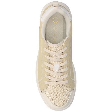 Journee Meeya Women's Casual Lace-Up Sneakers