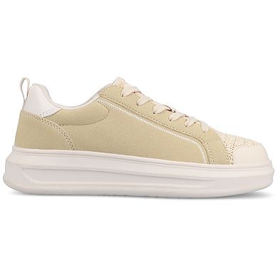 Journee Meeya Women's Casual Lace-Up Sneakers