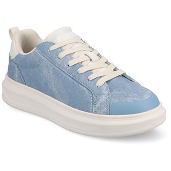 Journee Meeya Women's Casual Lace-Up Sneakers