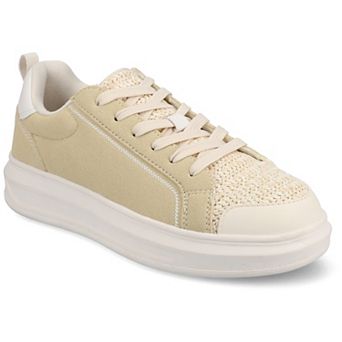 Journee Meeya Women's Casual Lace-Up Sneakers