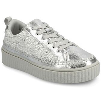 Journee Pazey Women's Casual Lace-Up Platform Sneakers