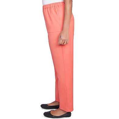 Women's Alfred Dunner Classic Balanced Side Pocket Short Length Pants