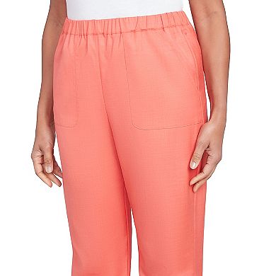 Women's Alfred Dunner Classic Balanced Side Pocket Short Length Pants