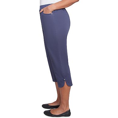 Women's Alfred Dunner Tailored Tulip Hem Capri Pants