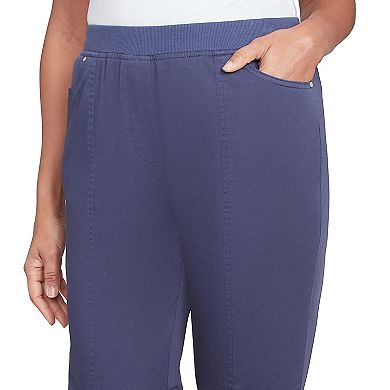 Women's Alfred Dunner Tailored Tulip Hem Capri Pants