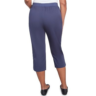 Women's Alfred Dunner Tailored Tulip Hem Capri Pants