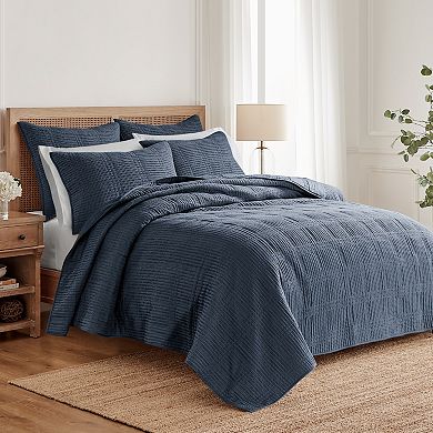 Levtex Home Cloud Waffle Quilt Set or Euro Sham Set