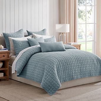 Levtex Home Cloud Waffle Quilt Set or Euro Sham Set