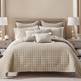 Levtex Home Cloud Waffle Quilt Set or Euro Sham Set