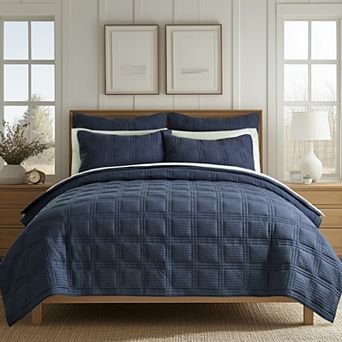 Levtex Home Cloud Waffle Quilt Set or Euro Sham Set